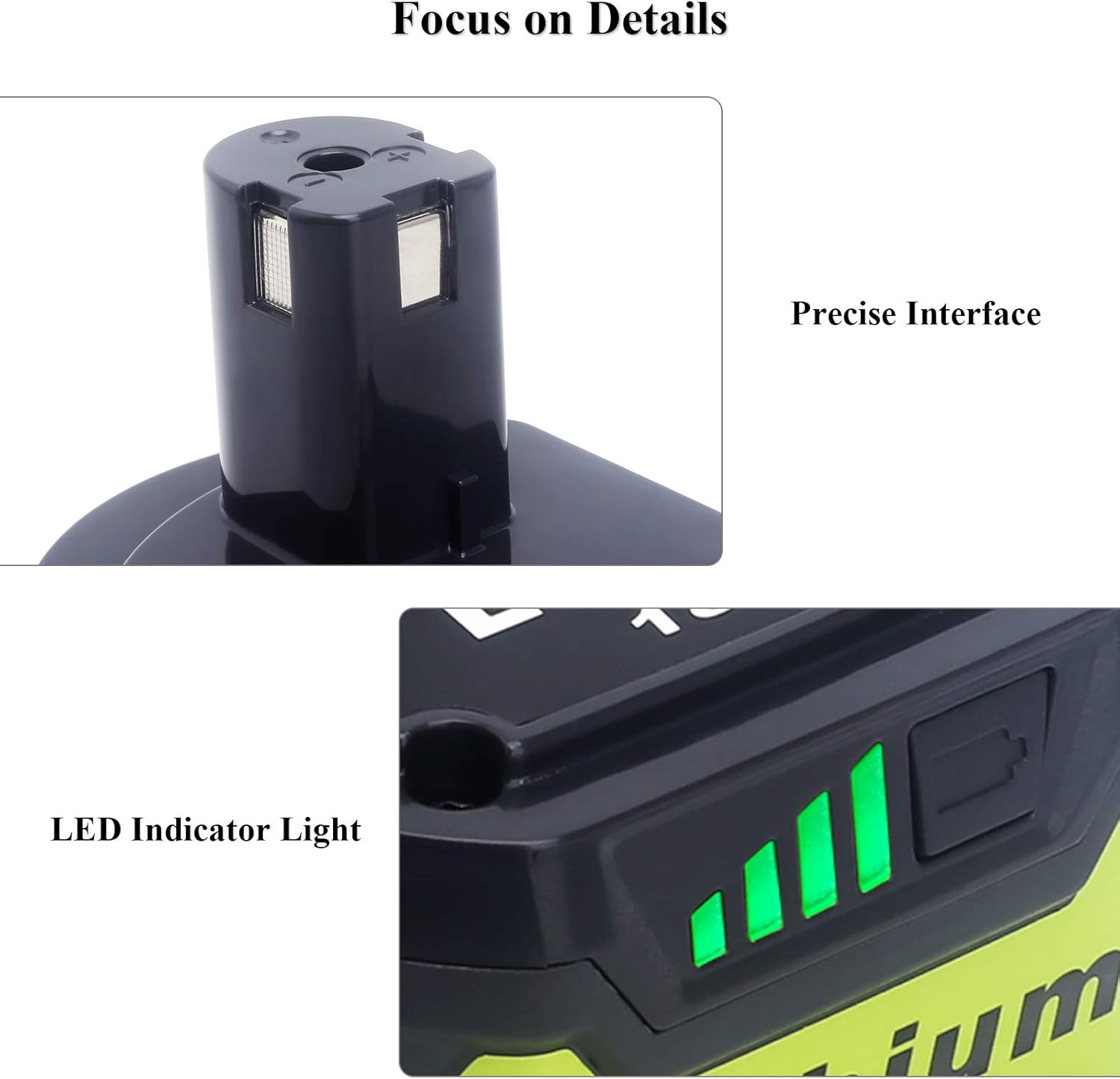 Greatest Product Yongcell 2-Pack 6.0Ah P108 18V Lithium Battery Replacement for Ryobi 18V Battery, for Ryobi 18V One+ Cordless Tools P884 P1819 Battery P197 P100 P102 P191 P190 P104 P192 P107 P105 P103 P109