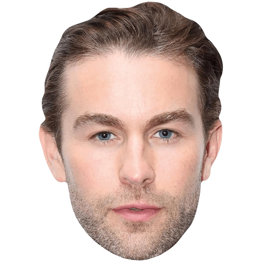 Chace Crawford (Stubble) Celebrity Mask, Flat Card Face, Fancy Dress Mask