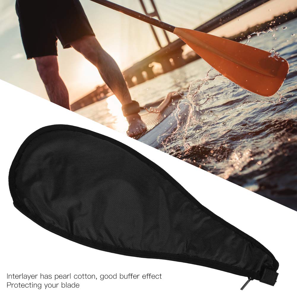 Alomejor Stand Up Paddle Bag para Kayak Paddle Blade Storage Carry Bag Canoa Canotaje Canotaje Rafting Surf （Negro/Azul）(Negro)