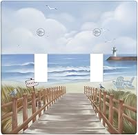 Vista 12 de Cubierta de placa de pared de palanca individual de 1 cuadrilla, cubierta decorativa de mar para baño, dormitorio, cocina, decoración de pared, 4.5