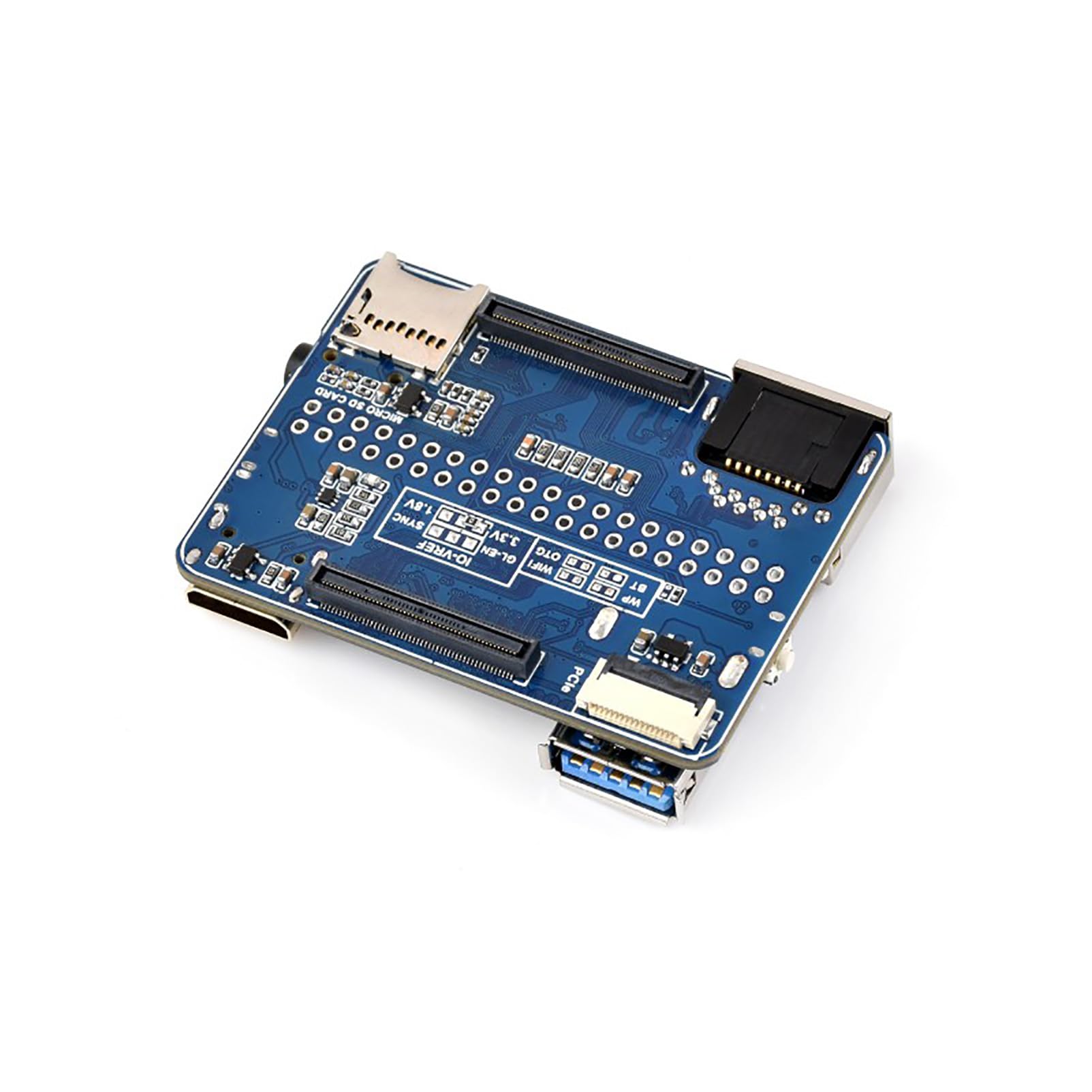 Nano Base Board (B) for Raspberry Pi CM5 | Compact Compute Module 5 Base Board | Same Size as CM5 | Multi-Interface Design | Ideal for Evaluation & Integration