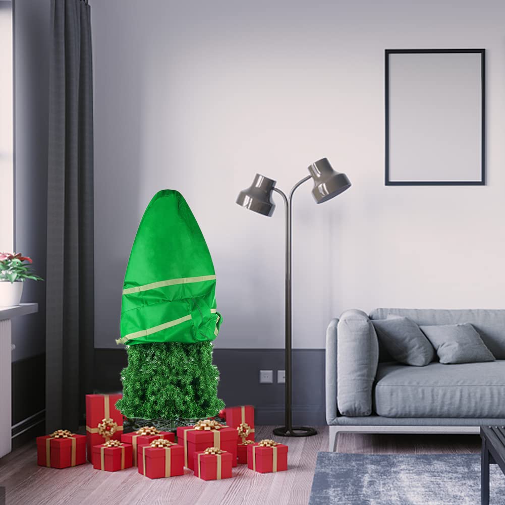Christmas Tree Storage Bag, Upright Christmas Tree Storage Cover, Upright Tree Storage Bag Waterproof Oxford Cloth Furniture Cover, Tear Resistant Christmas Tree Storage Bag