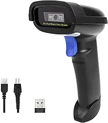 NETUM Bluetooth Barcode Scanner, compatível com 2.4G Wireless & Bluetooth Function & Wired Connection, Connect Smart Phone, Tablet, PC, CCD Bar Code Reader Funciona com Windows, Mac, Android, iOS