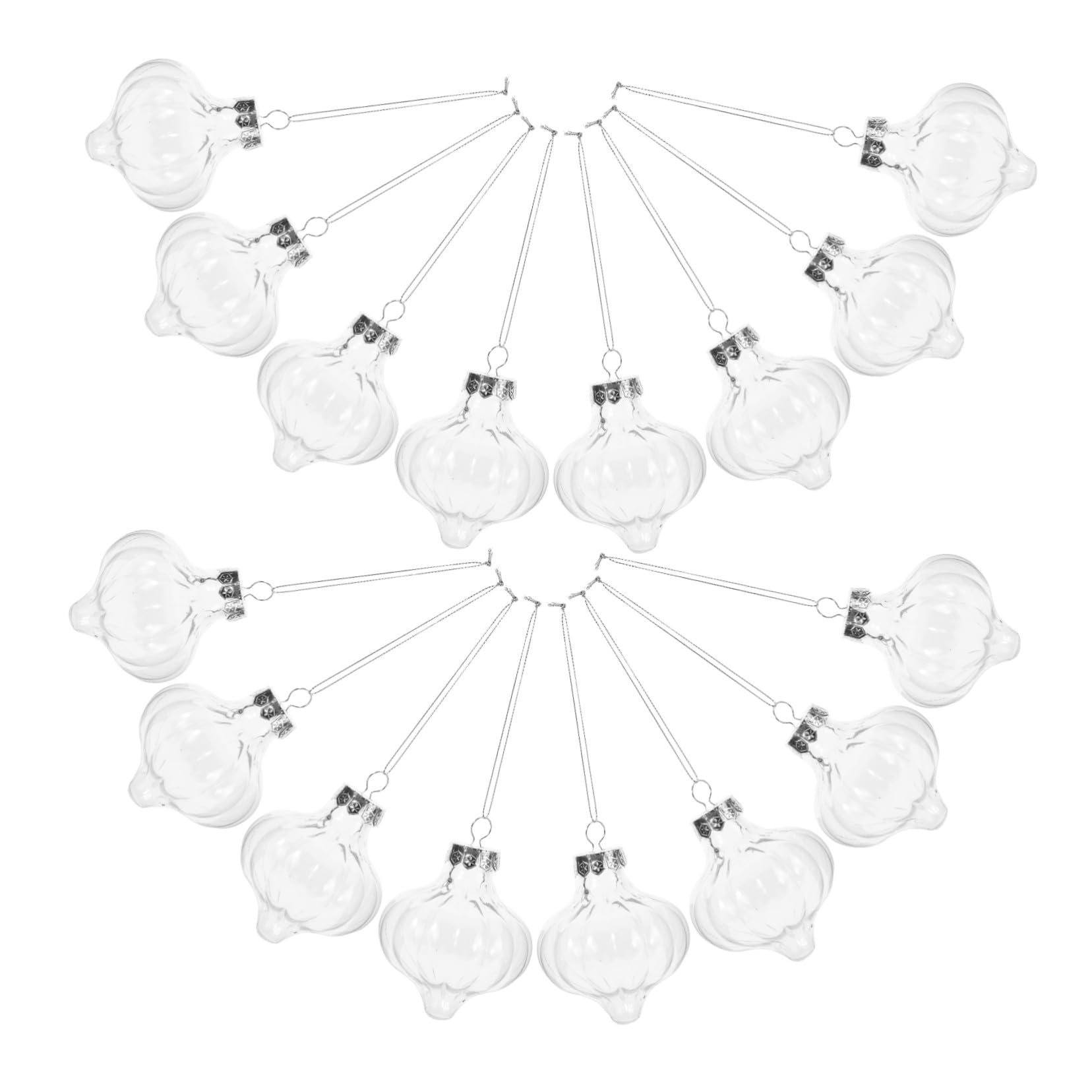 Ornements de Noël incassables en PET transparent Cabilock pour une décoration DIY sans risque