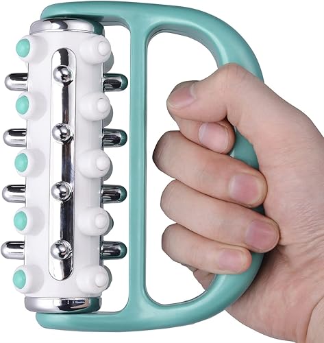 Miniatura 2 de Rodillo masajeador de fascia y eliminación de celulitis, rodillo de masaje muscular, mini masajeador corporal ligero, relajante, azul