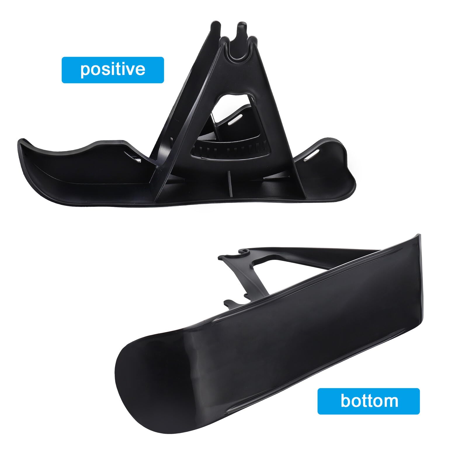 BESTonZON Slitta per Bici senza Pedali 13-15 Pollici per Bambini, Set 2 Pezzi in Plastica Resistente, Facile da Installare, Trasformazione Bici in Tavola da Sci per Divertimento Invernale