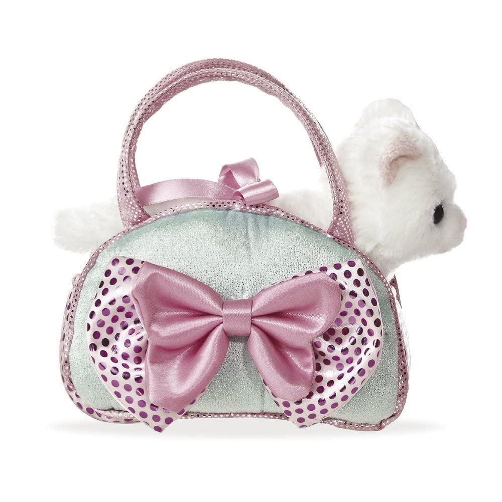 Aurora World Ltd 8-inch Fancy Pal Cat with Bow (Icy Blue)