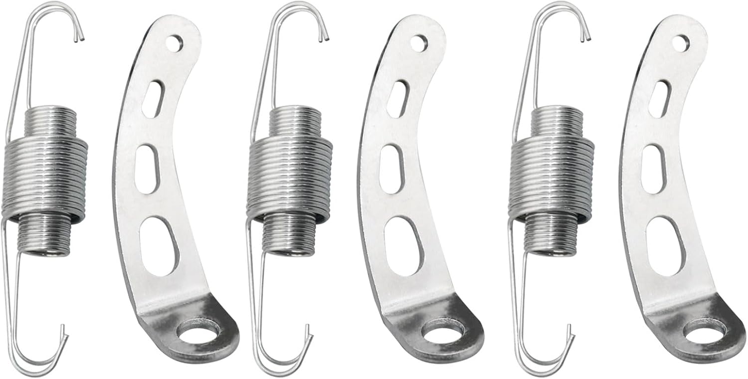 3Sets 4708 Throttle Return Spring Bracket, with 59206 Throttle Return Springs (6 Springs)