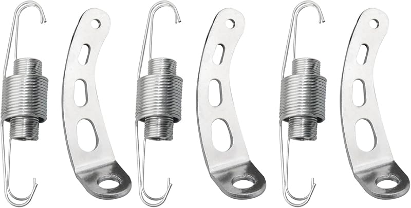 Kit de molas de retorno do acelerador Zeiboat 4708 com suporte – 3 conjuntos, 6 molas