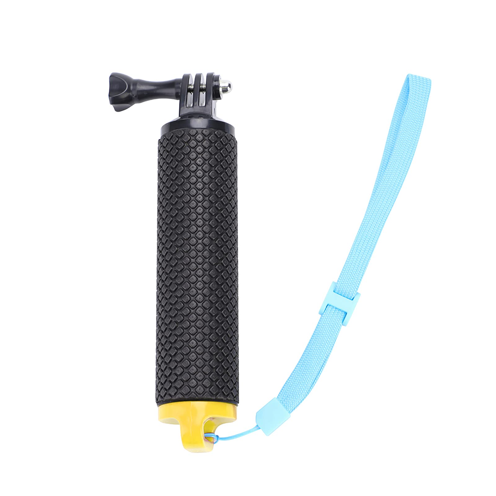BTSEURY Anti Slip Floating Bobber Stick with Floaty Hand Grip Monopod Ideal for, Xiaomi Yi Perfect Action Camera Diving Accessory (Yellow)