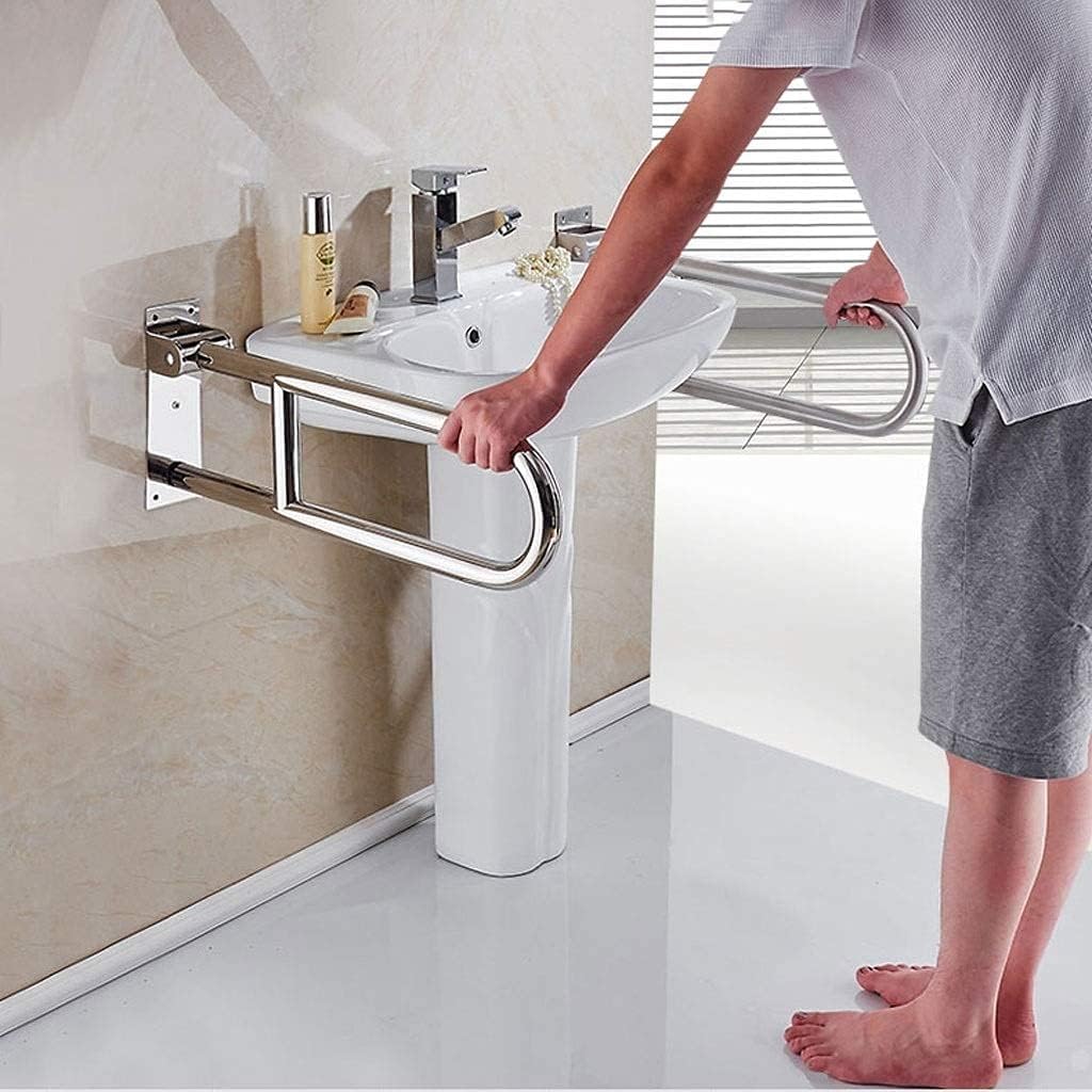 FYLZW Grab Rail,Home Bathroom Safety Handicap Grab Bar, Foldable Grab Bars for Bathroom, Safety Rail for Bathtubs and Showers, Non-Slip Wall Mount Handrail : Health & Household