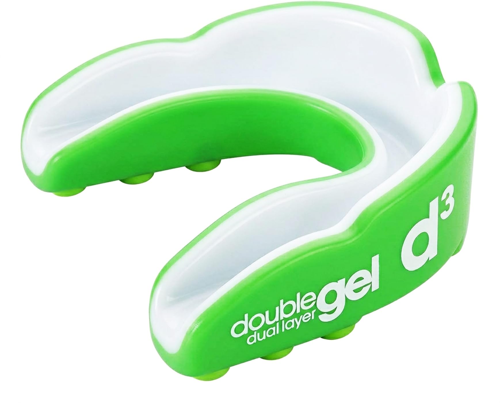 d3 Protector bucal deportivo [doble capa gel talla para adultos 12+] Protección bucal dientes para deportes de contacto Boxeo MMA Kickboxing Muay Thai Rugby Artes Marciales | Funda higiénica — view 11