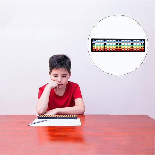 Miniatura 2 de Alipis Abaco aritmético Juguete de conteo de matemáticas de 17 dígitos con cuentas coloridas, herramienta de ayuda de aprendizaje de matemáticas de