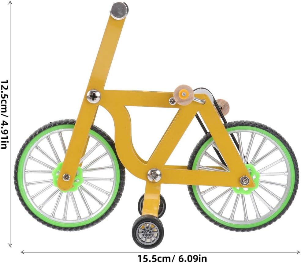 Parrot Bike Toy 6.10In Educational Bird Training Toy Interactive Bicycle for Parrot Exercise and Intelligence Development