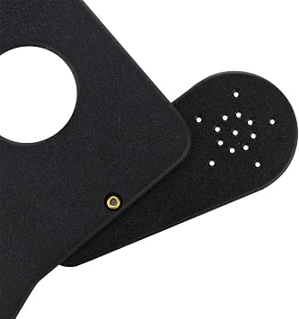2 Pack Ophthalmic Eye Occluder for Ophthalmologists, Optometrists and Orthoptists Eye Exam Tool (Black)
