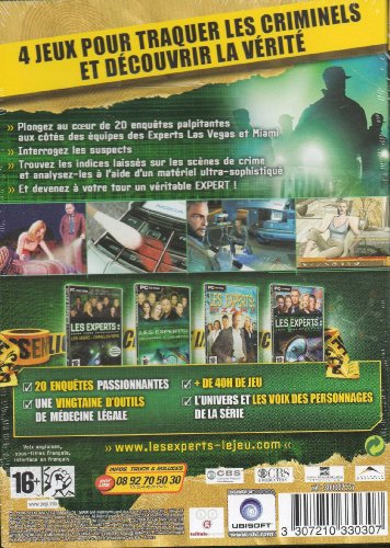 Coffret Les Experts CSI 1 à 4 résout le manque de suspense