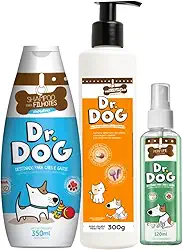 Kit de banho Pet Filhotes Cães Gatos shampoo+ Condicionador máscara hidratante +perfume, hidrata e neutraliza odores
