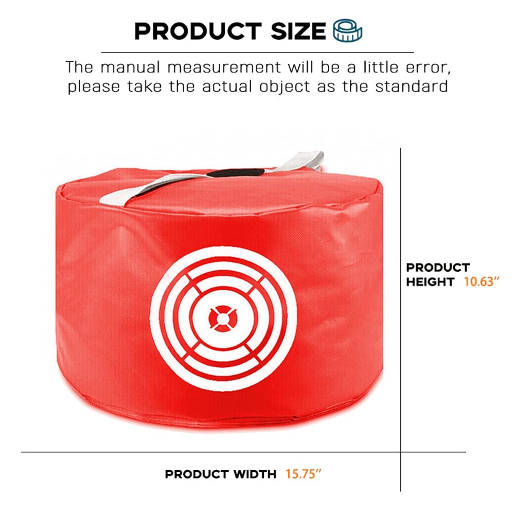 Golf Impact Power Smash Bag Hitting Bag Swing Training Aids Impact Swing Trainer Golf Swing Training Bag, Nero