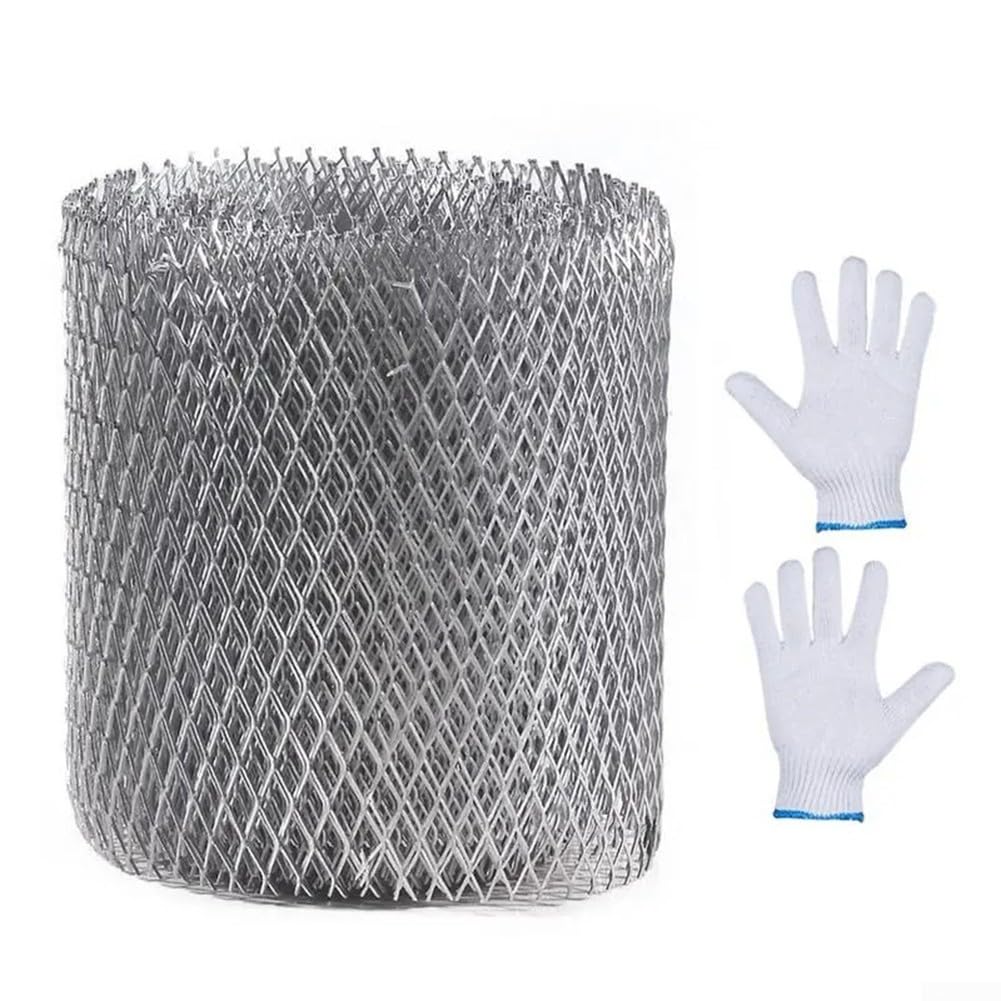 Grille de protection de gouttière en aluminium haut de gamme anti-mousse et débris 6m