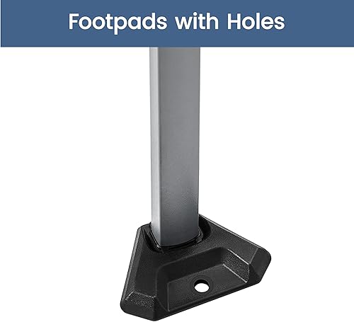 Vista 16 de Yaheetech Tienda de campaña desplegable de 10 x 10 pies para 1 persona, tienda de campaña comercial portátil instantánea, kiosco al aire libre con 1