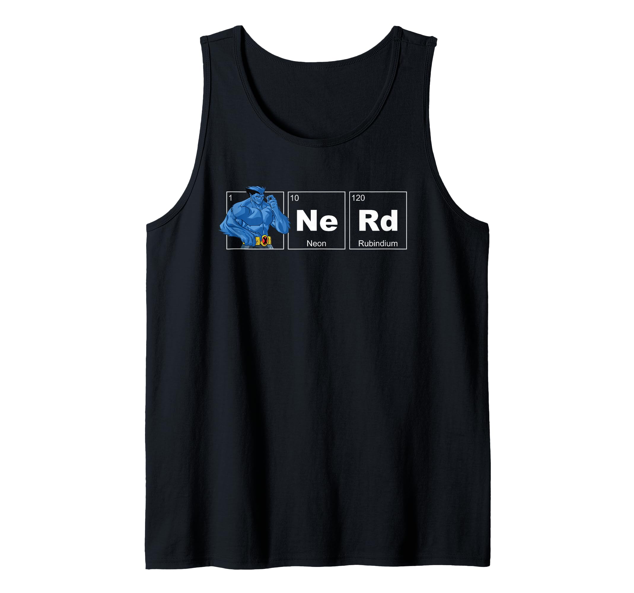 Marvel X-Men Beast Periodic Table Nerd Tank Top