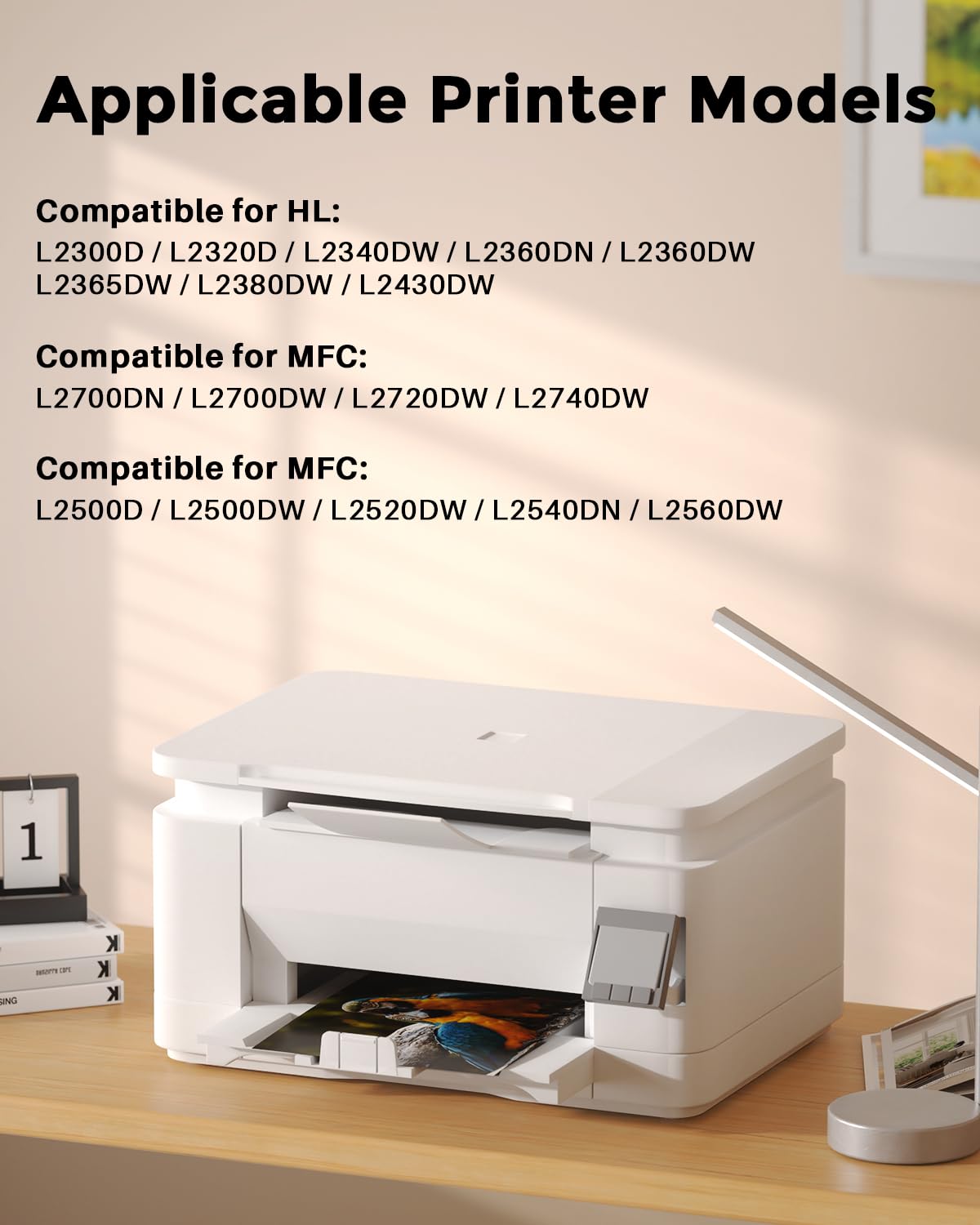 colorfly TN2320 TN2310 Cartucce toner compatibili con Brother TN-2320 TN-2310 per MFC-L2700DW HL-L2340DW HL-L2360DN HL-L2300D DCP-L2500D DCP-L2520DW HL-L2365DW MFC-L2720DW, 4 Nero.
