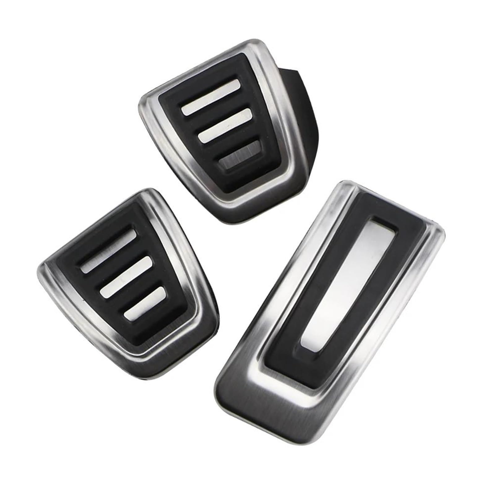 Auto Pedalabdeckung Für VW Für E-UP Für EUP UP! 2015-2022 Edelstahl Auto Gas Bremspedal Schutzpolster Abdeckung LHD Autopedale Foot Rest Pedal Abdeckung(1Pc Rest Pedal)