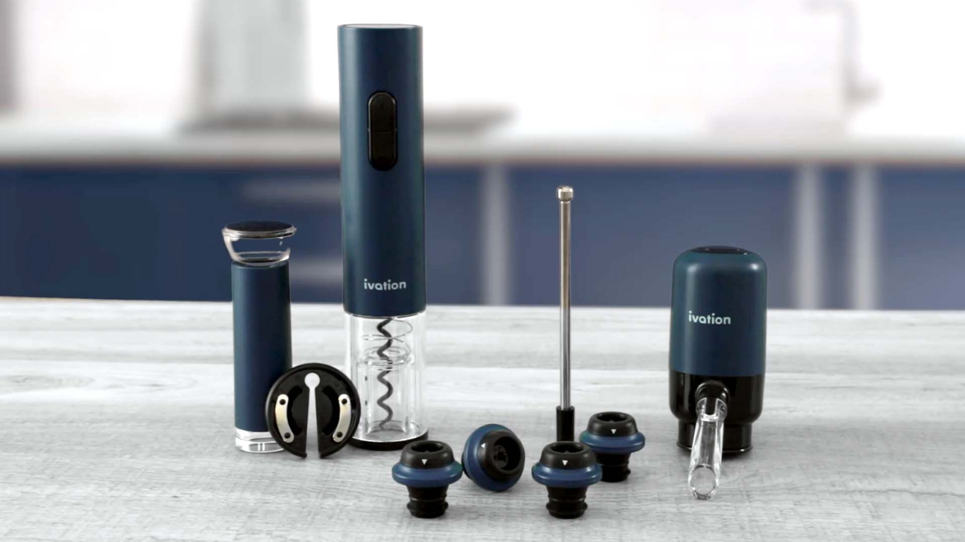 Amazon.com: Ivation All-in-One Wine Gift Set – Includes Electric