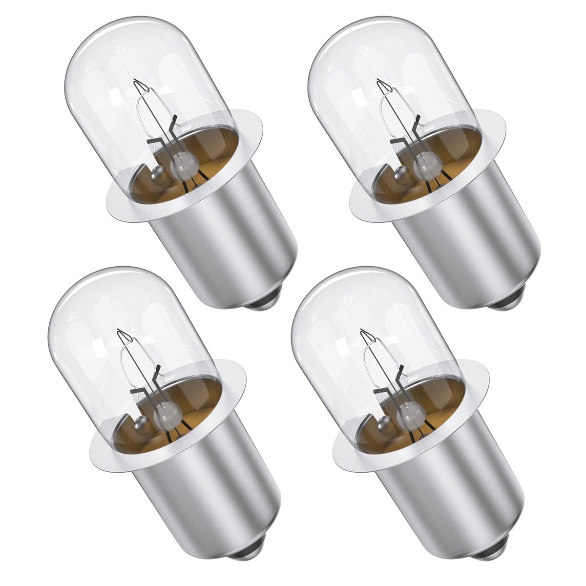 EAGLEGGO 18 Volt Xenon Bulb for Milwaukee M18 Flashlight, V18 Worklight, Replace 49-24-0171 49-24-0165 49-24-0160 49-81-0030 - 4 Pack