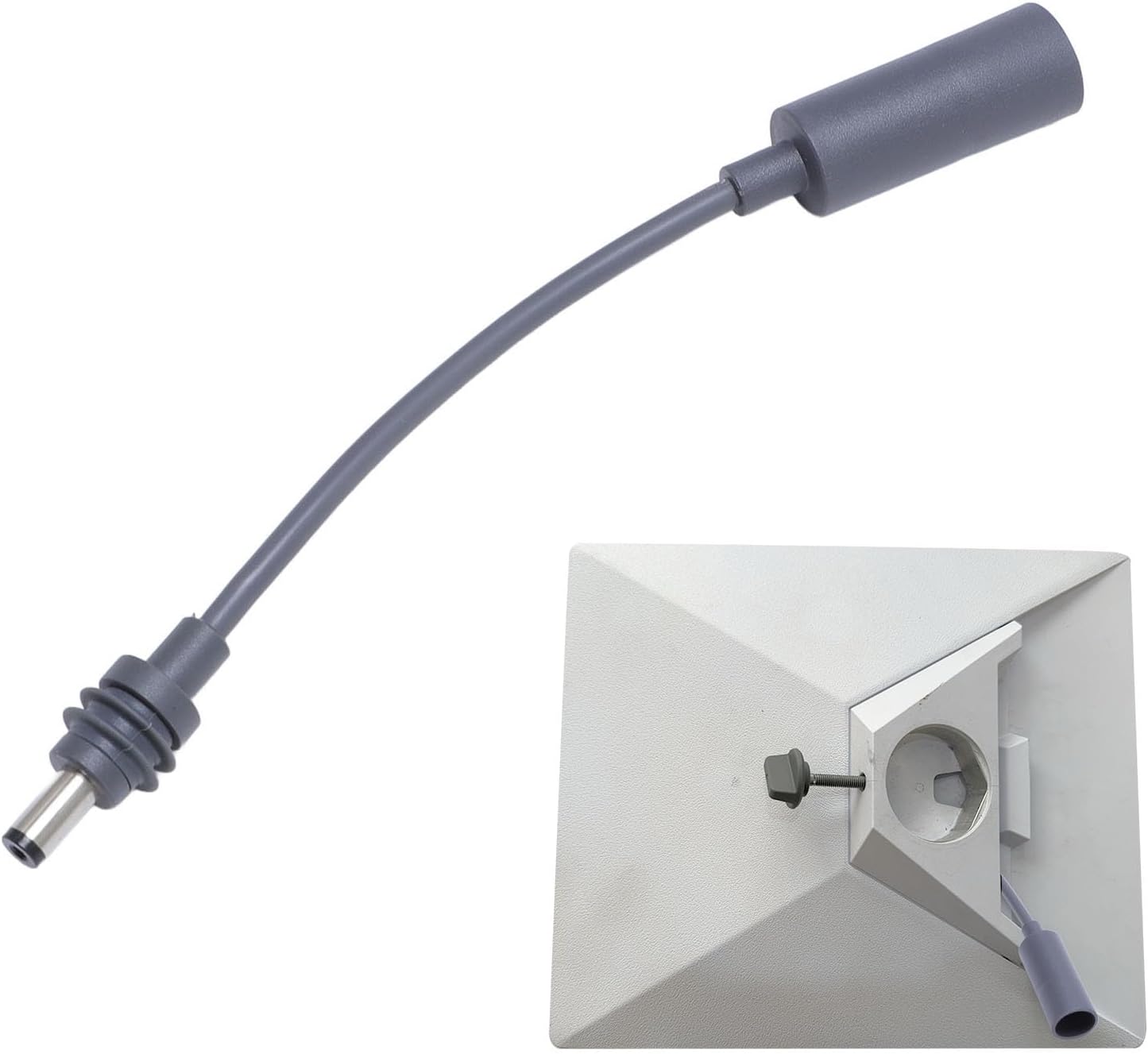 Satellite DC to DC Extension Cable, 10cm Water Power Cord, Plug and Play for Stable Power Transmission, PVC Copper Wire (3.9in)