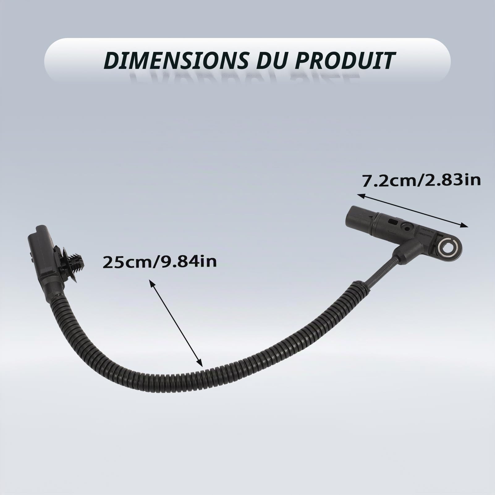 Capteur d'arbre à cames pour Berlingo, C3 II, C4 II, C5 III, DS3, DS4 | pour C-Max II, Fiesta VI, 2008, 208, 3008, 308, 4008, 5008, 508, Partner, V40, V50, V50Q-192 AV6Q12K0773AA 9664430980