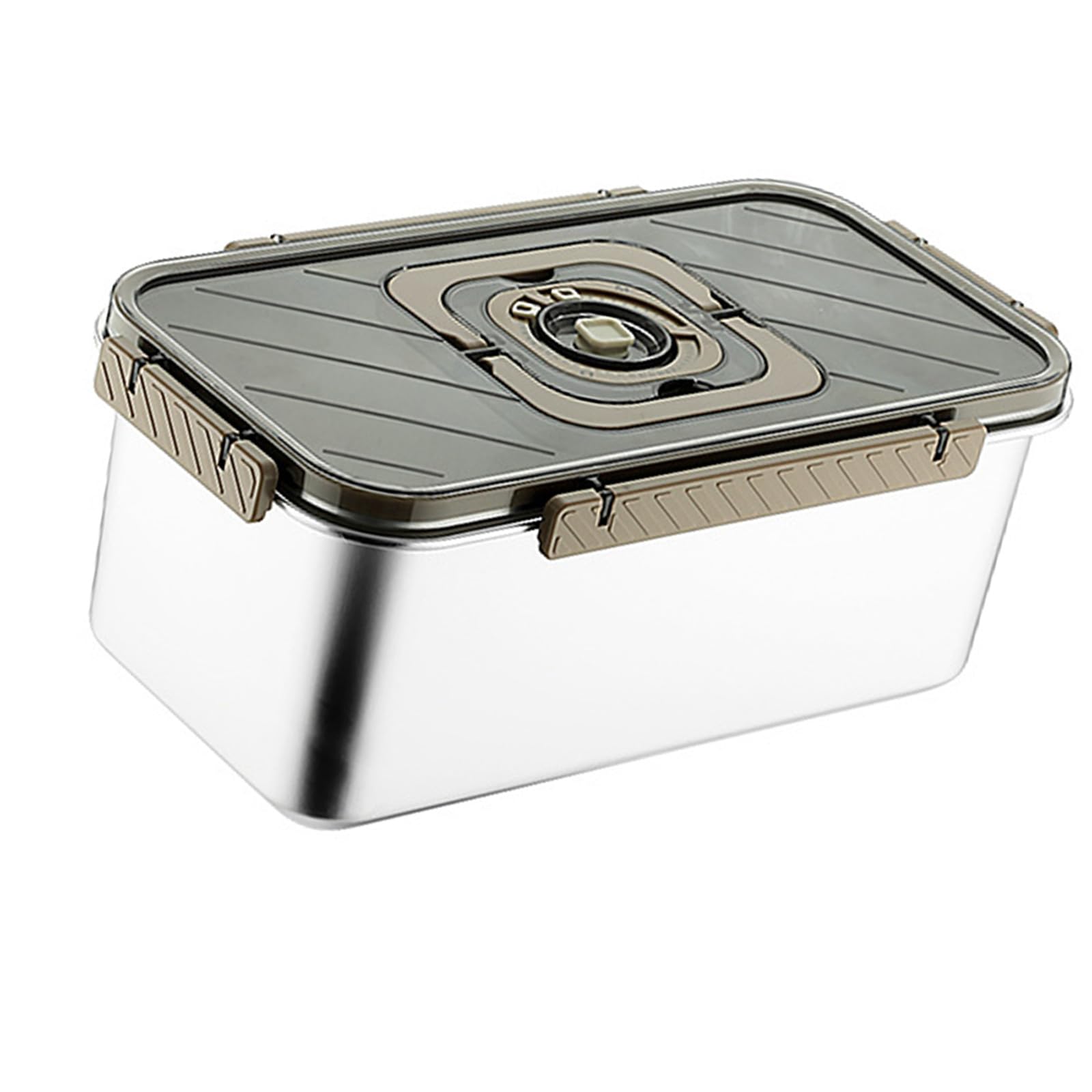 Hsioluted Secure Bread Storage with Date Function and Stackable Design Constructed From Stainless Steel Rustproof Bread Container