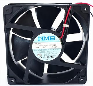 4715KL-05W-B40 NMB 12012038mm 24V 0.46A 3200RPM 118CFM 12CM 2-Wire Cooling Fan