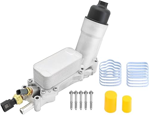 Enfriador de aceite de motor de aluminio 926-959, adaptador de carcasa de filtro de aceite para Chrysler 200 300 2017-2018, Jeep Cherokee Grand