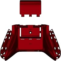 Vista 4 de eXtremeRate Carcasa trasera personalizada para controlador inalámbrico Xbox Core, cubierta de batería de repuesto roja escarlata y carcasa inferior