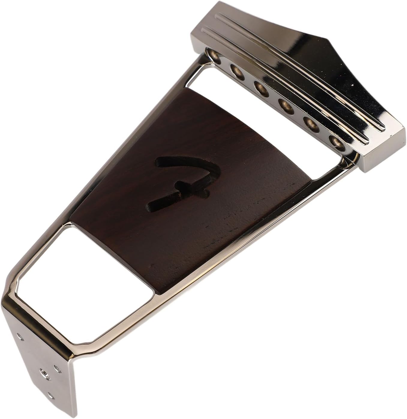 6 String Trapeze, Guitar Bridge Tailpiece Sound Improvement B Stop Bar Bridges & Parts Lightweight Wear for Jazz Archtop Replacement