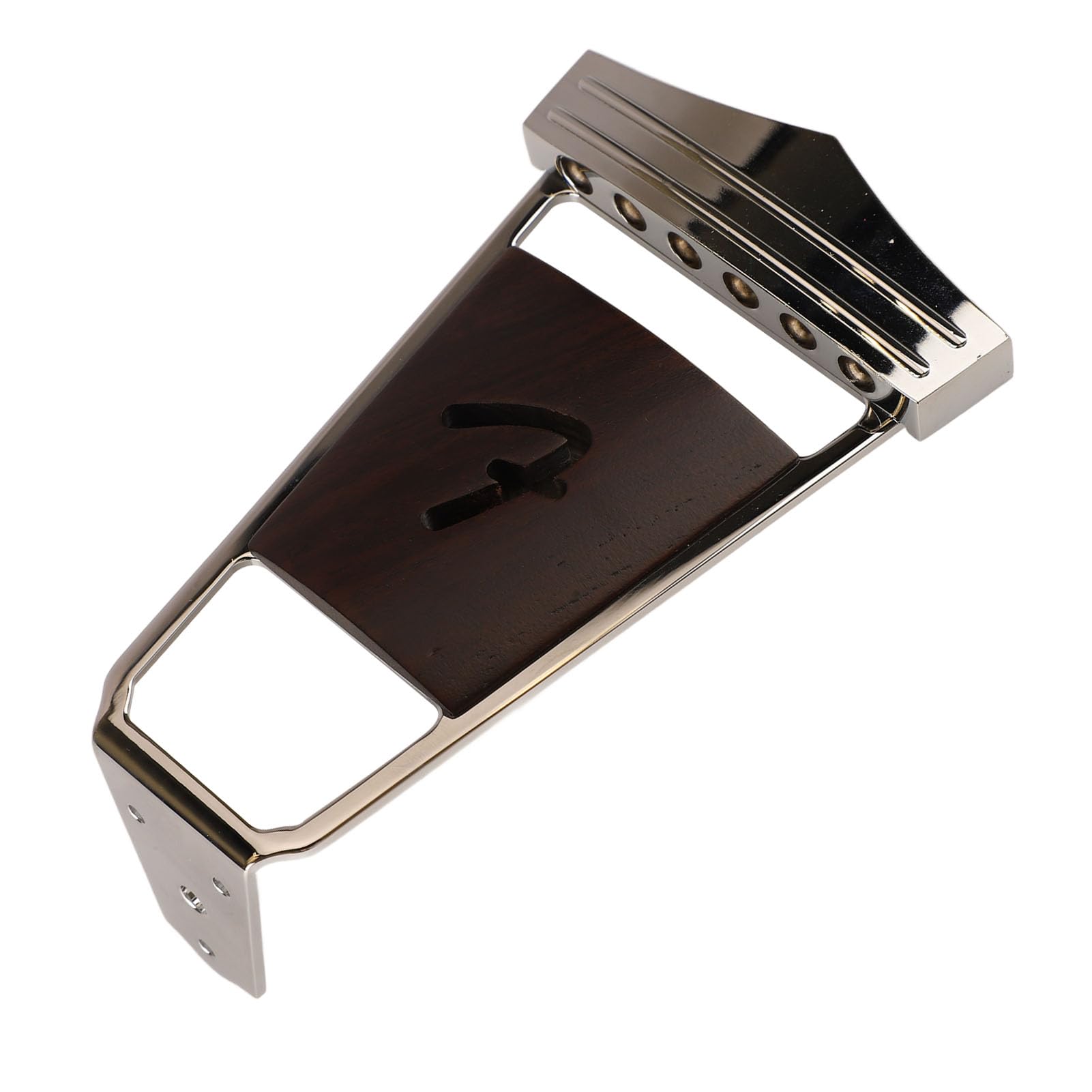 6 String Trapeze, Guitar Bridge Tailpiece Sound Improvement B Stop Bar Bridges & Parts Lightweight Wear for Jazz Archtop Replacement