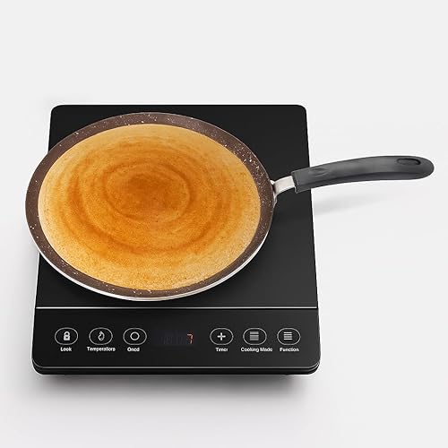 Miniatura 5 de Dosa Pan Tava Griddle Base de inducción Antiadherente Dosa Tawa Estilo Indio Antiadherente Plancha redonda Utensilios de cocina Cóncavo Paratha Roti