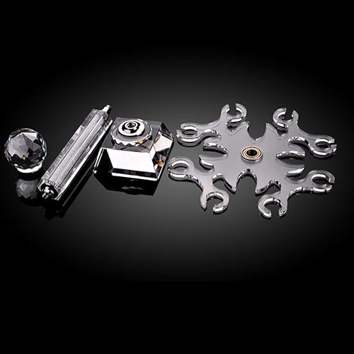 Miniatura 8 de Mylifestyle - Elegante estante para copas de cristal de escritorio, giratorio, 8 soportes para almacenamiento de copas de vino, soporte de secado de