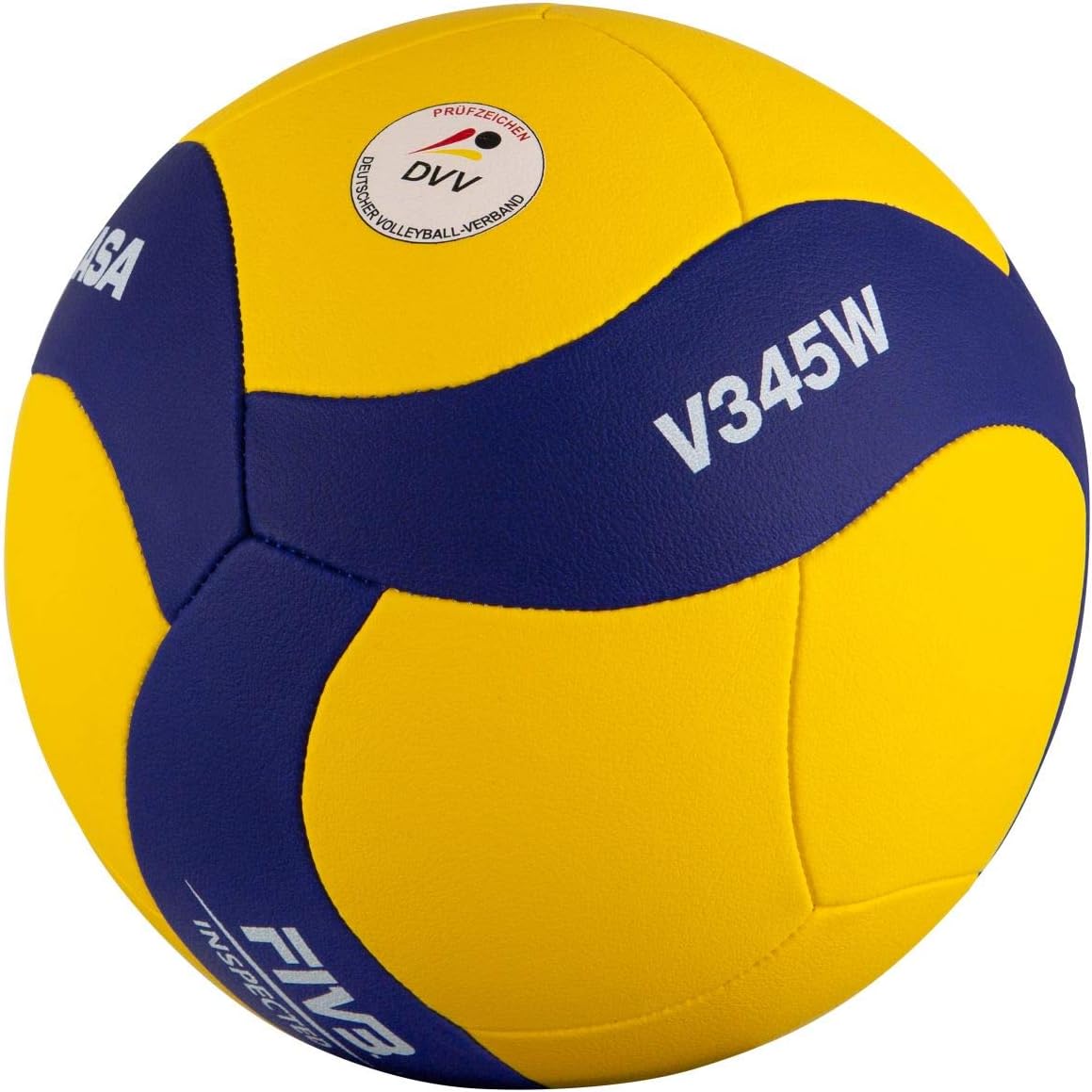 Mikasa V345W Volleyball, Blue, 5