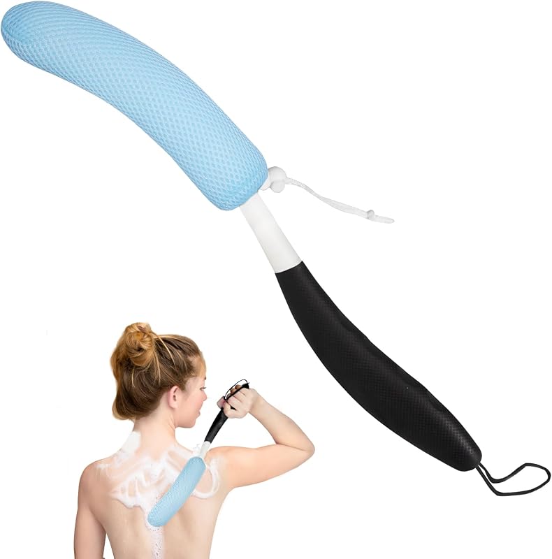 Escova para banho e corpo Leetye Mei com cabo longo de 39 cm