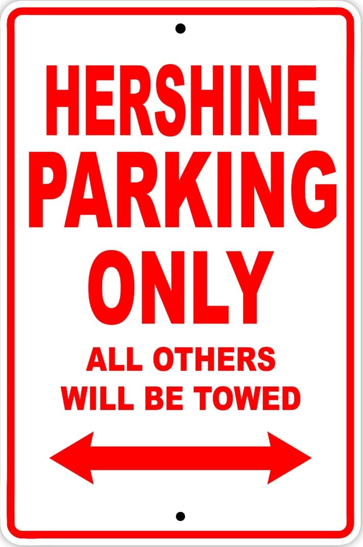 Hershine Parking Only Boat Ship Decor Novelty Notice Metal Sign