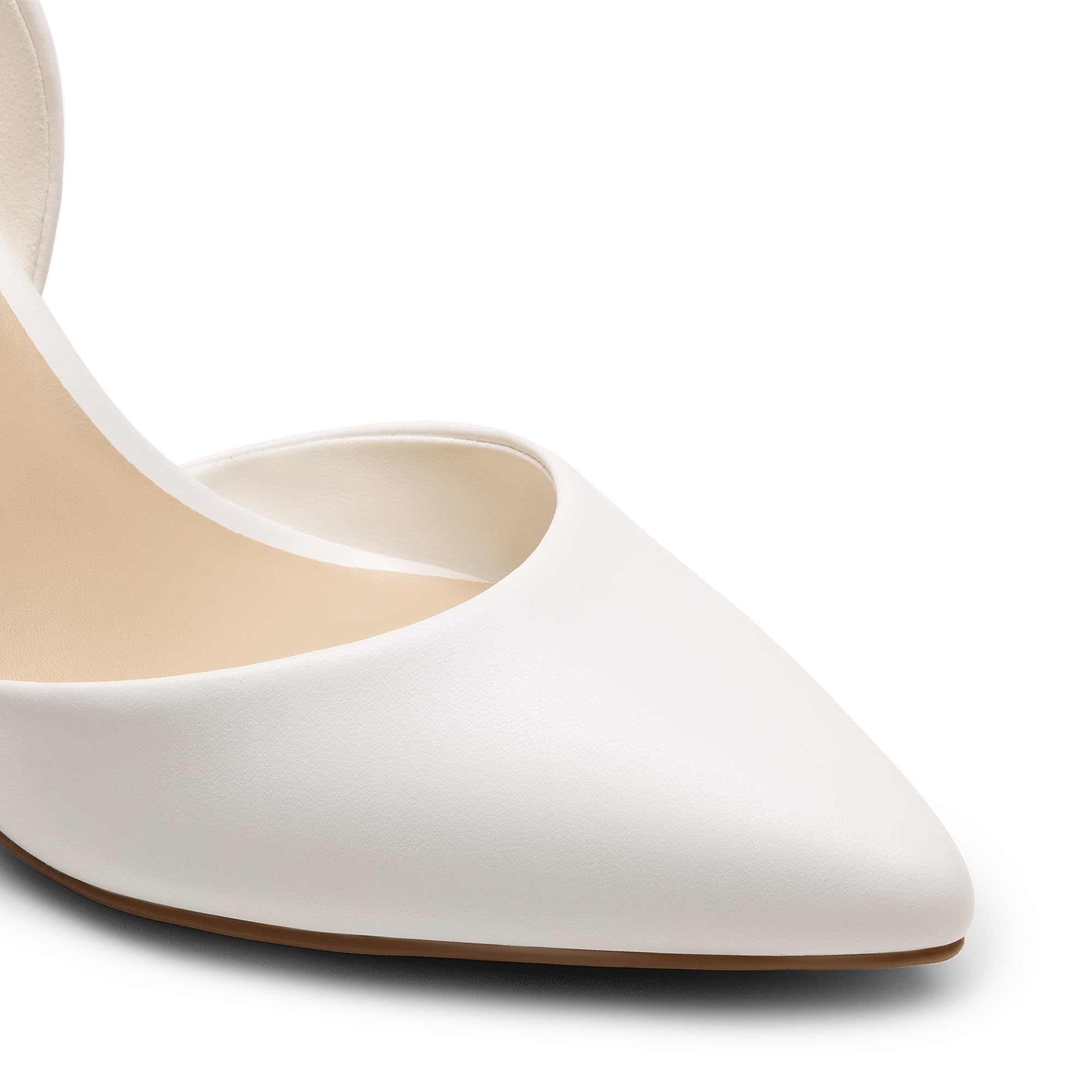 DREAM PAIRS Escarpins Femme Pointu Talon Femme D'Orsay Chaussures Femme Talon