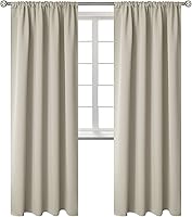 Vista 52 de Cortina opaca BGment con hueco por el que pasa la barra, 2 paneles