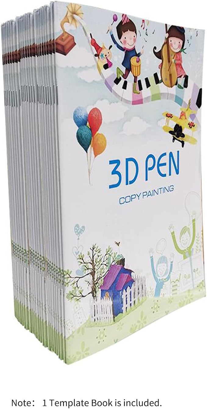 Libro de plantillas para lápiz 3D Irfora 40 patrones miniatura 7
