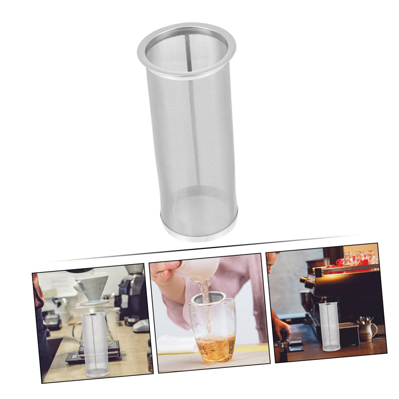 Infusor Colador de Café Frío de Acero Inoxidable para Jarra