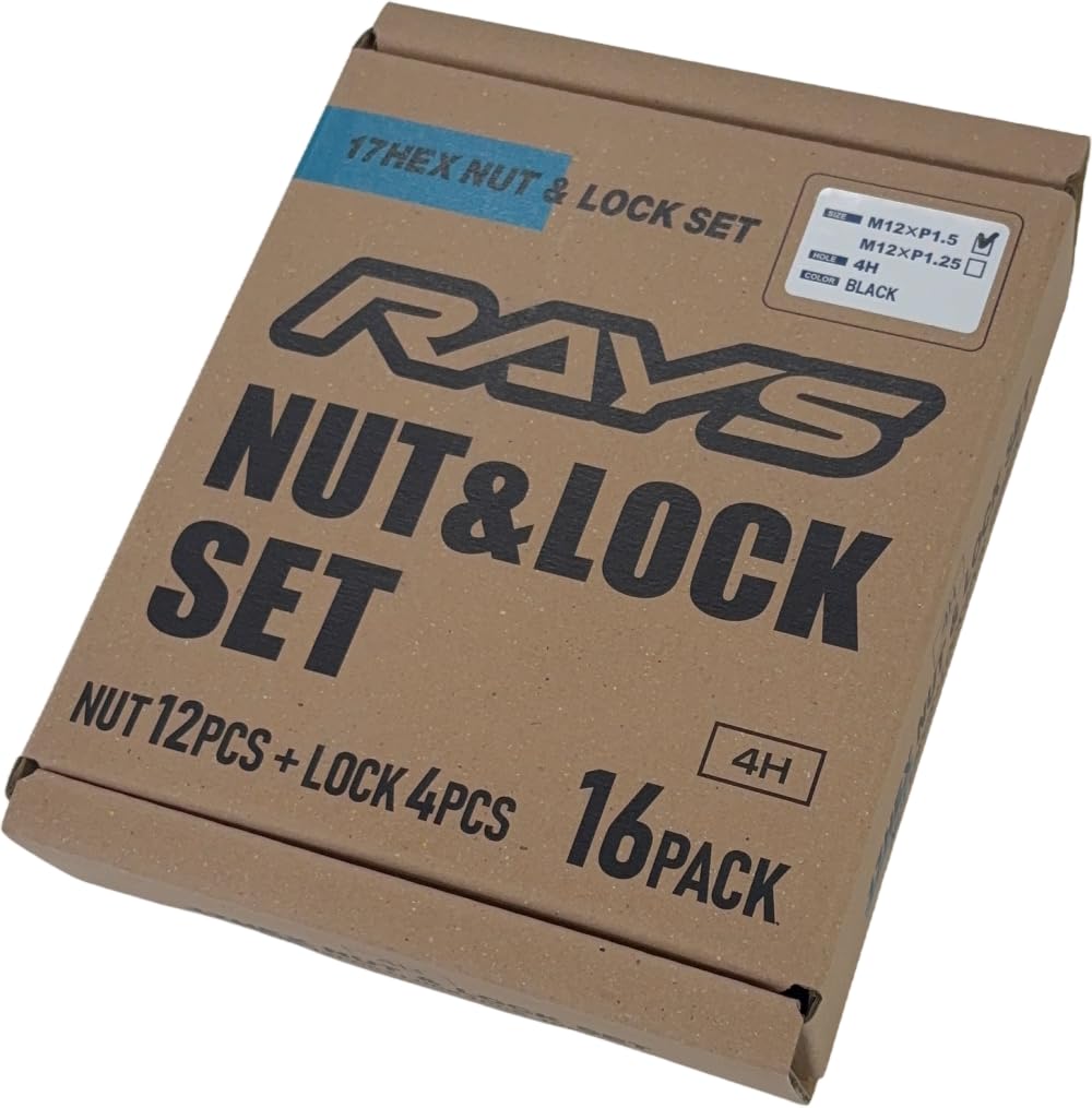 Amazon | 【RAYS(レイズ)】 17HEXロック&ナットセット(4ホール用) M12