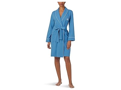Lauren Ralph Lauren Long Sleeve Greenwich Wrap Robe Women
