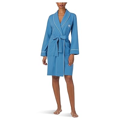 Lauren Ralph Lauren Long Sleeve Greenwich Wrap Robe Women