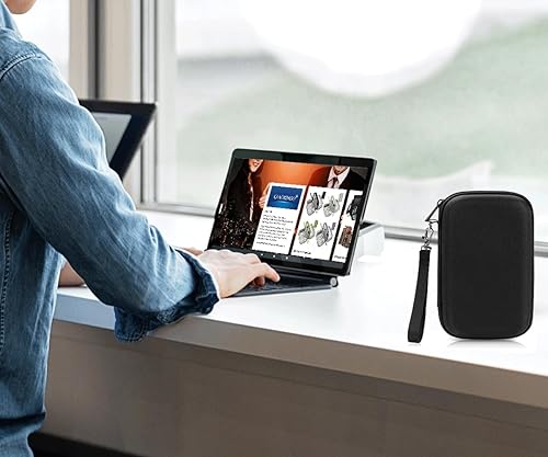 Miniatura 6 de Estuche organizador electrónico de viaje duro, bolsa organizadora de accesorios electrónicos para disco duro externo, banco de energía, cargadores,